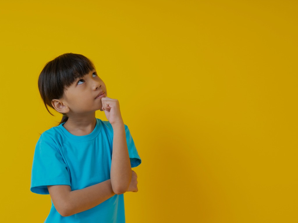 child thinking